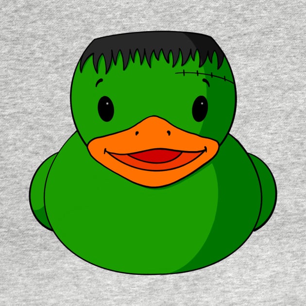 Green Monster Rubber Duck by Alisha Ober Designs